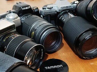 2- FOTOkonvolut - fotoaparáty, objektivy (Minolta, Zenit) - 5