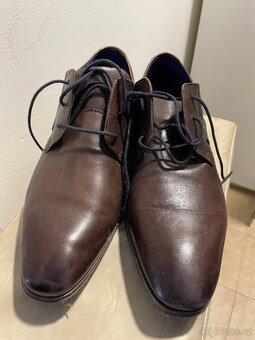 Kožené polobotky Bugatti - 5