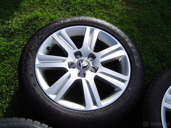 4 XZIMNÍ HLINÍKOVÁ KOLA ŠKODA OCTAVIA SCOUT, YETI 225/50 R17 - 5