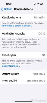 iPhone 16 Pro 128GB černý titan záruka - 5