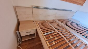 Prodám dvoupostel s nočními stolky - 5