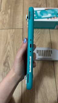 Nintendo switch lite turquise + hry - 5