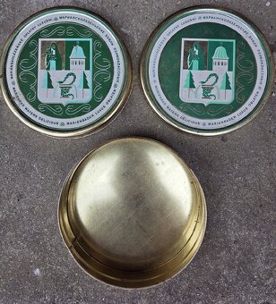 Retro plechovky - oplatky , bonbony.... - 5
