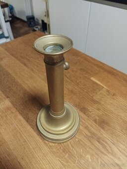 MOSAZNÝ EMPÍROVÝ SVÍCEN -BIEDERMEIER-19. STOLETÍ FRANCIE - 5