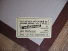 Obraz olej - Josef Musil - letní vesnice - 5