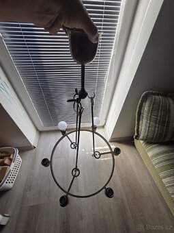 Starozitny mosazný lustr - 5