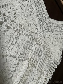 Morris - dáms. nové luxusní tílko s perličkami – XS/S? - 5