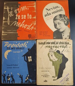 Sběratelské notové dvojlisty - 5