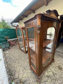 Starožitná prosklená vitrína - 5
