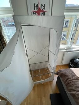 Bílá šatní skříň Breim Ikea se zipem - 5