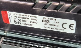 Asus Maximus IX + intel i5 6500 + 8GB DDR4 Hyperx - 5