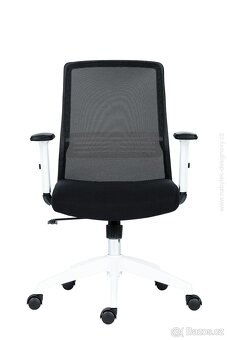 Prodám Kancelářská židle 2ks NOVELLO WHITE-BLACK - 5