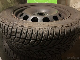Disky plechove 205/55/16 skoda superb a zimni pneu s disky - 5