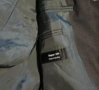 HUGO BOSS LUXUS PÁNSKÉ SLIM SAKO-KABÁT S(S-M) - 5