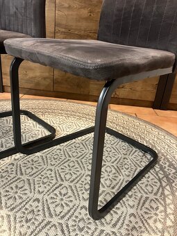 Moderní jídelní židle 6 kusů - 5