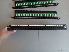 Patch panely Solarix categorie 6 nestíněné 4ks - 5