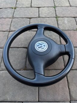 Kožený volant Volkswagen - Top stav - 5