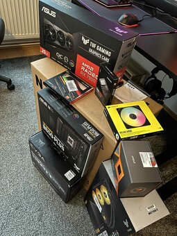 Herní PC ASUS TUF Ryzen 7800X3D, RX 7900XT 20GB v záruce - 5