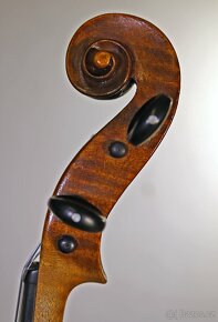 Nádherné housle z 19-ho století opravené F. Herclíkem 1910 - 5