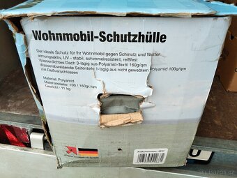 Kryt a Ochranná plachta na obytný vůz - až 7,3m - 5