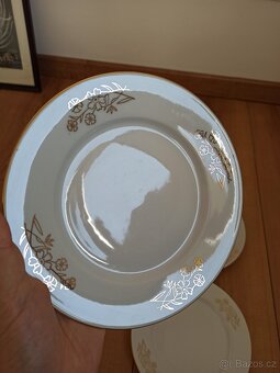 4x talíř/ československý porcelán - 5