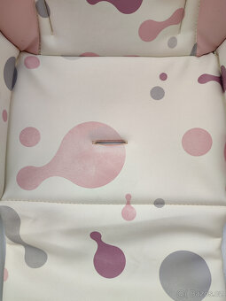 Jídelní dětská židlička Kinderkraft YUMMY pink - 5