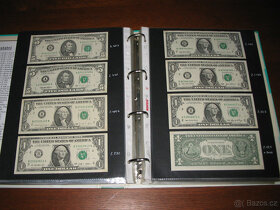 Sbírka bankovek USA a Čína = stav N - UNC. - 5