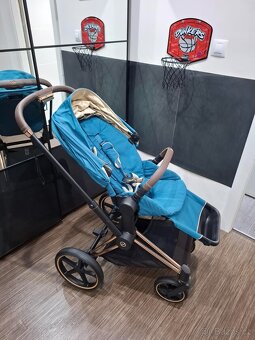 Kočárek Cybex Priam korbička + sporťák + podvozek/rám - 5
