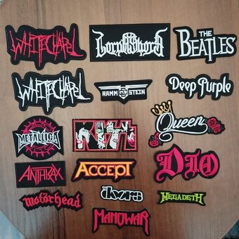 Nášivky,vlajky,trická,privesky,CD,LP,MC - 5
