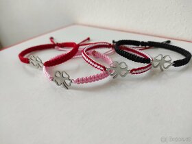 Pletené náramky,různé druhy - 5