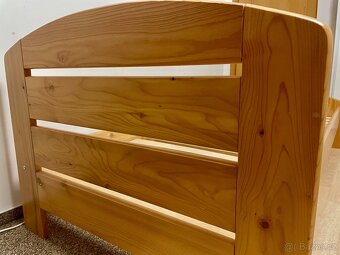 Dřevěná postel 90x200 - 5