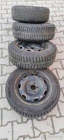 Pneu 185 60 R14 M+S včetně disků - 5