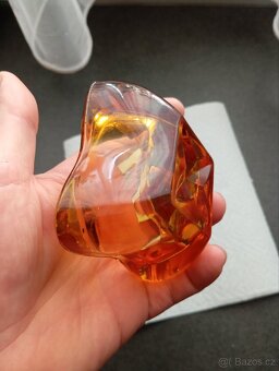 Starý skleněný popelník - 5