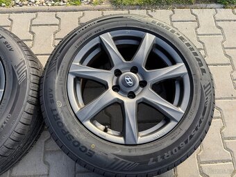 4x al kola 5x114.3 17 + NOVÉ pneu letní 225/60R17 - 5