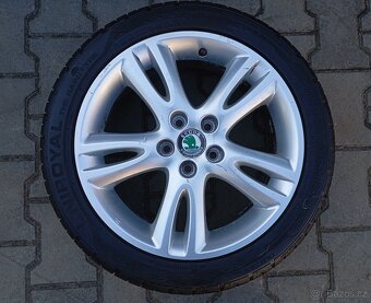 Alu kola originál Škoda Fabia II, Roomster 5x100 R16 Atria - 5