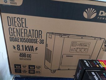 Prodám elektrocentrálu Daewoo DDAE10500DSE-3G - 5