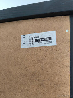 Prosklená knihovna - vitrína IKEA Hemnes černá - 5
