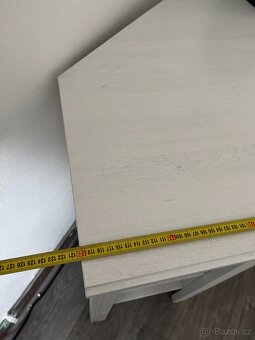 Ikea BRUSALI Rohový psací stůl - bílý OSOBNÍ ODBĚR CHROUSTOV - 5