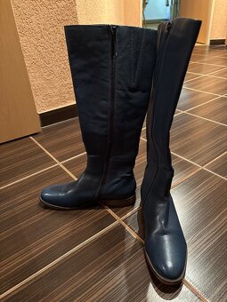 Dámské kožené kozačky - 5