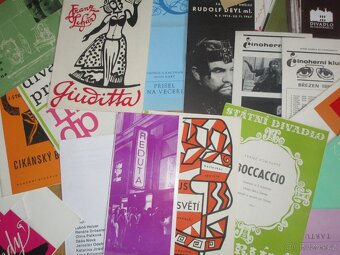 staré programy pražských divadel - 5