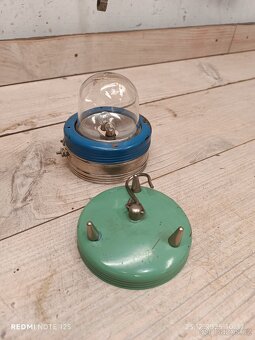 Staré retro kempingové světlo svítilna - 5
