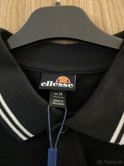 Nové Ellesse pánské polo tričko, černé vel. M - 5