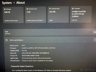 ASUS Z97-AR i5-4570 32GB RAM 1050Ti - 5