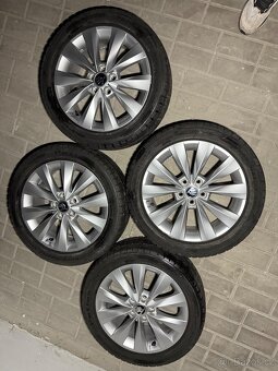 R16 Originál Alu Škoda Zimní 🥶5x100 TOP STAV ❗️Fabia, Rapid - 5
