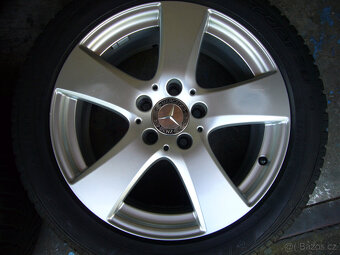 ZIMNÍ ALU KOLA orig.MERCEDES 17" 5x112 7" et-45,5,stř.-66, - 5