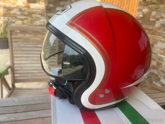 Helma Jet Nolan N21 Tricolore 31 Metal White S - 5