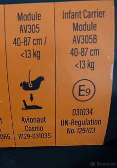 Velmi pěkné růžové vajíčko + základna IsoFix Avional Cosmo - 5