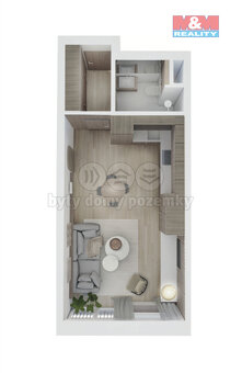 Prodej bytu 1+kk, 42 m², Brandýs nad Labem, ul. Dřevčická - 5
