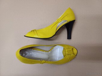 Žluté lodičky vel.36 - 5