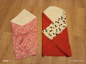 Taška,zavinovačky,spací pytle,povlečení,mantinel - 5